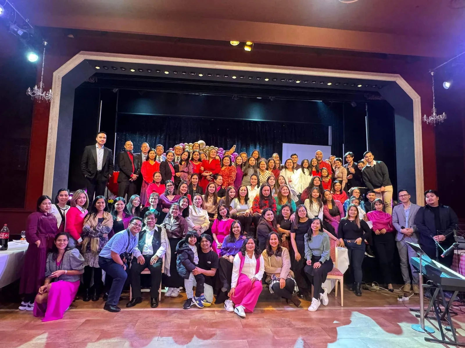 The BBMBC church family gathered together in Barcelona